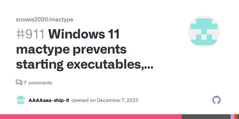 mactype windows 11|Windows 11 mactype prevents starting executables, .